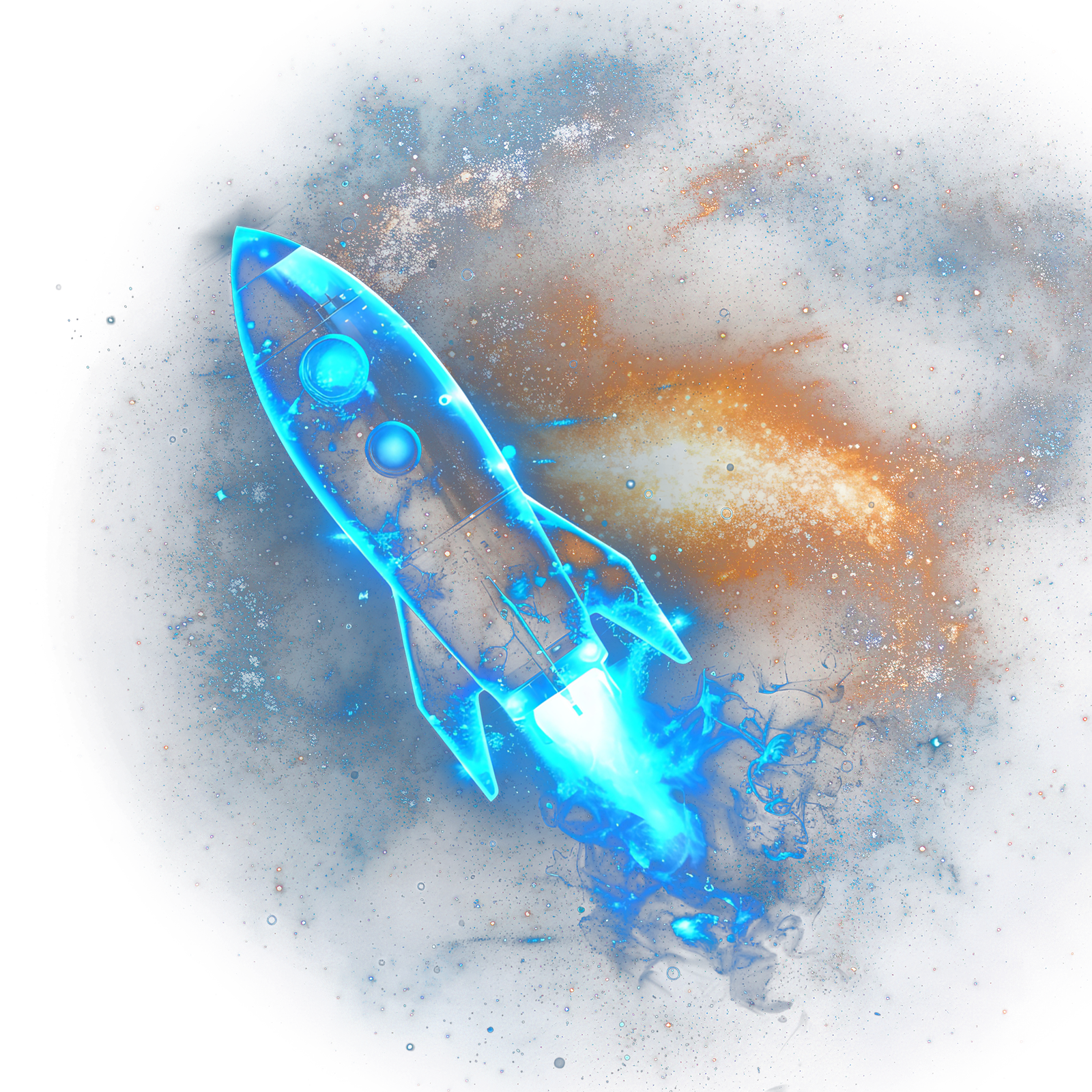 Investment growth rocket